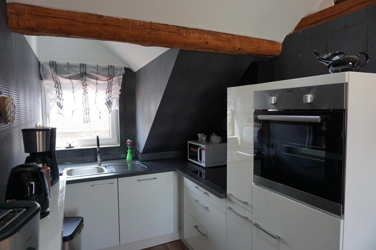 Außergewöhnliche Dachgeschosswohnung Königslutter am Elm Exterior foto